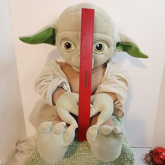 Star Wars Yoda Plush 17” Jay Franco Lucasfilm Early 2000s Stuffed Jedi Toy Robed - Picture 3 of 8